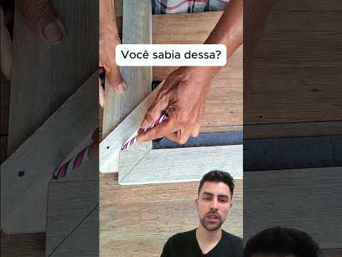 Ele DESCOBRIU a melhor maneira de CORTAR EM 45 GRAUS 😲😲