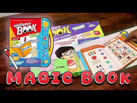 Magical Book English With Sound | Interactive Children Intelligence Book | Reusable Writing Book Ai