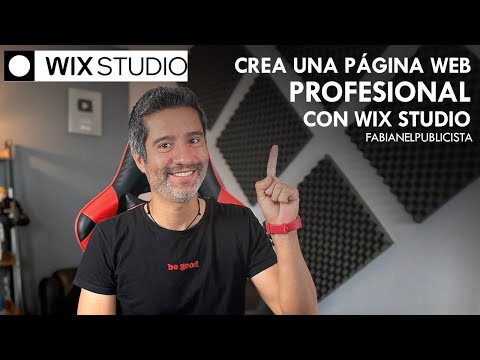 Crea una página web profesional con WIX STUDIO en español | 2025