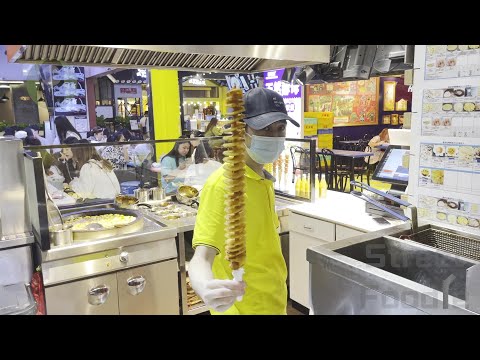 Potato Spiral | Tornado Potato | Street Food in Beijing, China