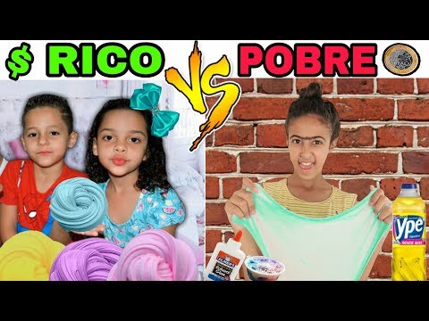 RICO VS POBRE FAZENDO SLIME