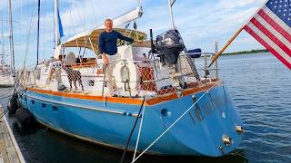 Inside a Vintage 1982 SuperYacht – Solo Sailor’s Full Tour