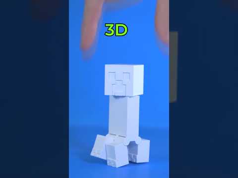3d printed creeper vs real