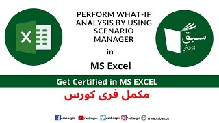 Perform what-if analysis by using Goal Seek and Scenario Manager