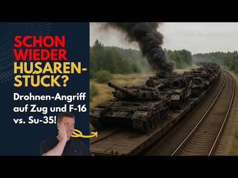 Drohnen löschen Russischen Zug aus? Ukrainische F-16 besiegte bessere SU-35! Lagebericht (462)