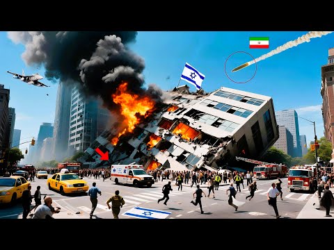 The Moment Tel Aviv Was Destroyed: Iran's Biggest Attack in History!