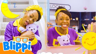 Meekah's Good Morning and Good Night! | Blippi Songs 🎶| Educational Songs For Kids