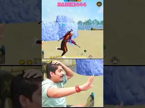 sanki 444 awm 1vs4 gyan gaming reaction  @GyanGaming #shorts #hacker #omg