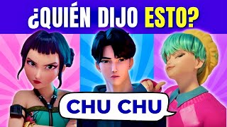 Adivina QUIÉN dijo la FRASE y completa la CANCIÓN de las GUERRERAS KPOP 🎶🤩