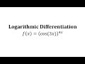 Logarithmic Differentiation and Trigonometric Identities