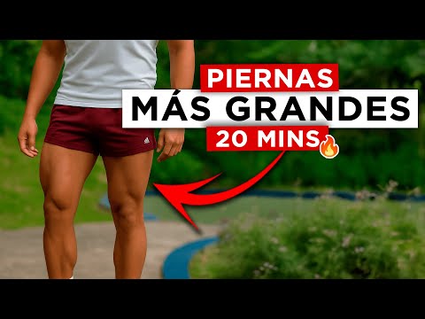 ¿Cómo AUMENTAR MASA MUSCULAR en mis PIERNAS? Rutina de 20 minutos⏱️ | Julio Cruces