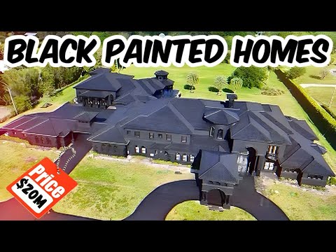 Weird & Wonderful Black Painted Homes For Sale Now