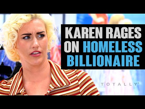 Karen Accuses Homeless Billionaire at a Store.