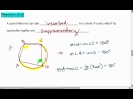 Understanding Inscribed Quadrilaterals