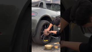 This Pottery Trick Uses a Luxury Vehicle Tire! #shortvideo #shorts