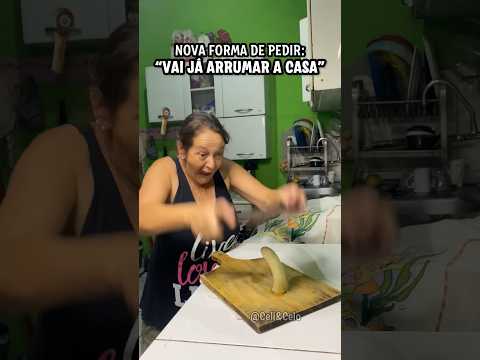 Vai já arrumar a casa, se não…😅 #comedia #humor