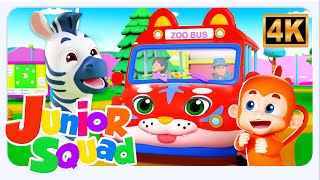 Wheels On The Bus Going To The Zoo Nursery Rhymes And Kids Songs