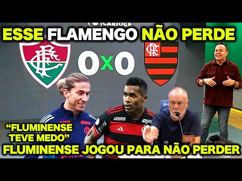 ESPORTE ESPETACULAR FLUMINENSE 0X0 FLAMENGO | "F.LUÍS É UM BAITA TÉCNICO! MANO JOGOU RECUADO !"