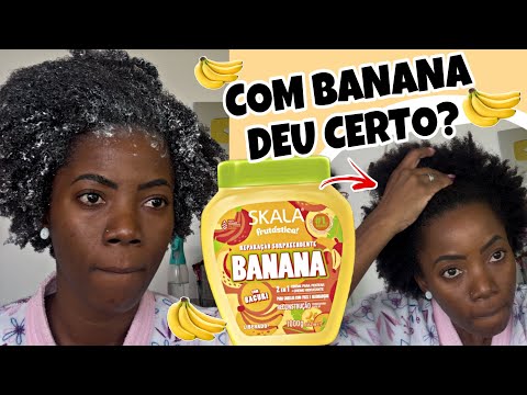 TESTEI SKALA DE BANANA - Cabelo Crespo