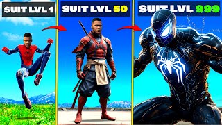 FRANKLIN Upgrading to Different Spiderman Suit in GTA 5
