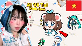 Simmy Bất Ngờ Khi Fan Vẽ Nhân Vật Mình Trên Bản Đồ Việt Nam 😍⁉️