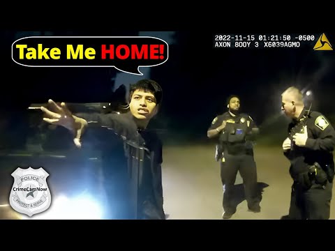 Drunk Guy Calls Police for a Ride Instead of Uber!