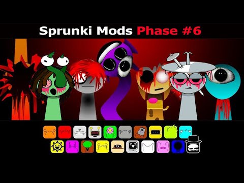 Sprunki Incredibox Mods Phase 6 - New Mods Game