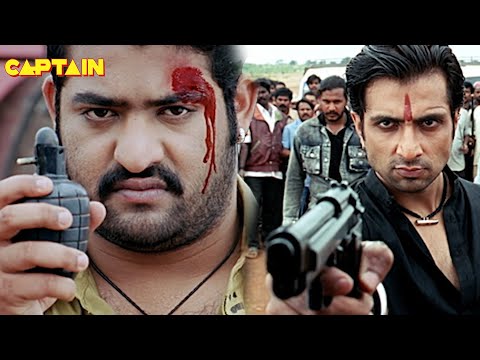 Jr. NTR & Sonu Sood | South Dubbed Action Scene || Ashok || Sameera Reddy, Prakash Raj,