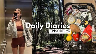 reset after travel, week in my life getting back in routine | daily diaries ep. 25
