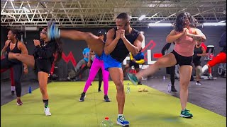 Cardio Kickboxing Workout to Burn Fat at Home - 45 Minute Cardio Interval Workout for Beginners