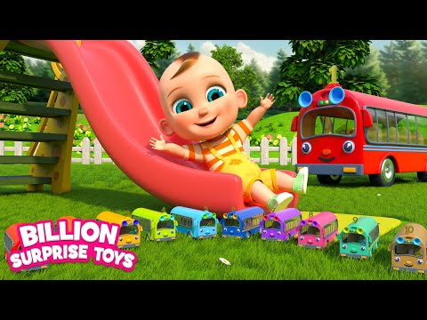 Ten Little Buses 🚍| Learn to Count | Educational Nursery Rhymes for Kids