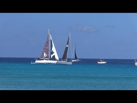 YouTube video thumbnail: UK Vessels Take top two Spots in Mount Gay Round Barbados Regatta