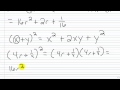 Squaring Binomials and Expanding Expressions