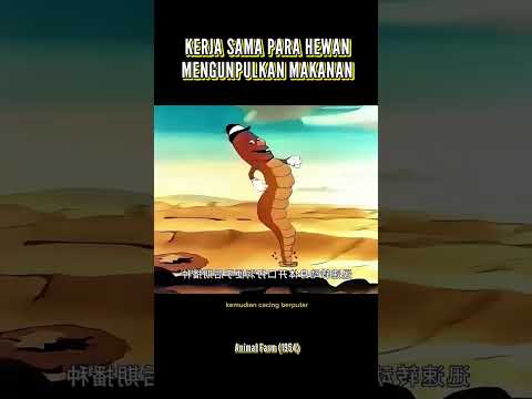 kerja sama hewan mengumpulkan makanan