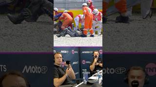 Fabio Quartararo’s shoulder reset caught the boys off guard 🫣 #MotoGP #ItalianGP #Yamaha
