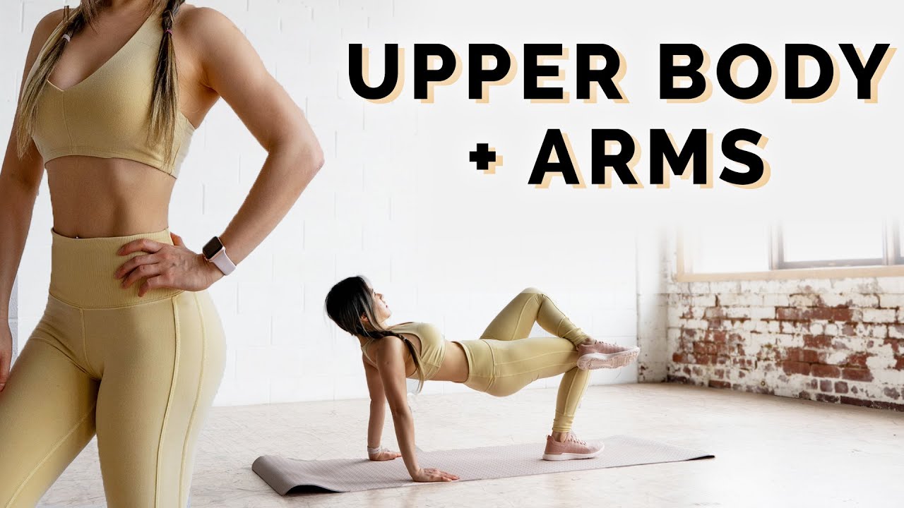 10 min upper body & arms workout beginner friendly no equipment