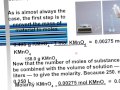 Molarity and Dilution Concepts Explored