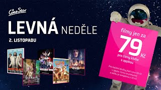 Levná neděle již 2. listopadu v CineStar | Filmy jen za 79 Kč!