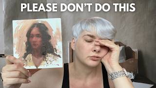 These 3 Mistakes RUINED My Alla Prima Portrait Painting