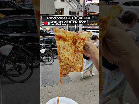 pov slice of pizza in nyc #nyc #pizza #foodie #citylife #nycfood #newyorkpizza #nycpizza #newyork