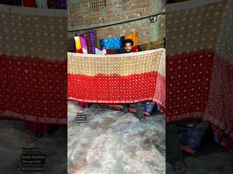 Chennai saree Market wholesale price |  Mini check silver zari border linen saree #chennai #short