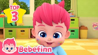 [TOP3] Yes Papa Yes Mama 1&2 + Walking Walking Dance TimeㅣBebefinn Nursery Rhymes for Kids
