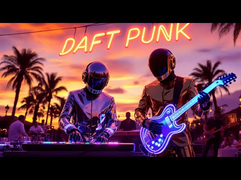 Daft Punk Tribute Mix: Orbit Vibes Synthwave 🤖 Electro Funk & Space Lofi 🤖