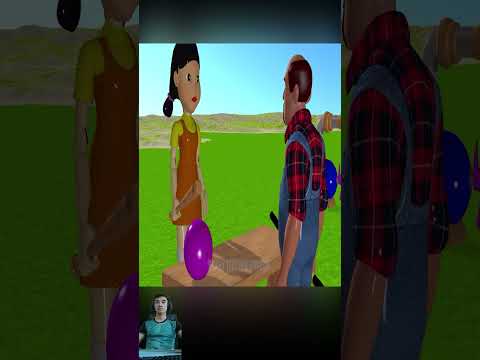 Scary Teacher 3D vs Squid Game Trying Who Throw Wooden Pot Nice or Error Challenge #shorts