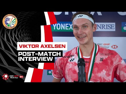 Viktor Axelsen on his latest title win at #IndiaOpen2025