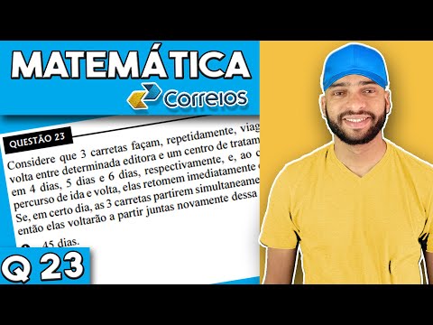 QUESTÃO 23 DE MATEMÁTICA RESOLVIDA - CONCURSO DOS CORREIOS