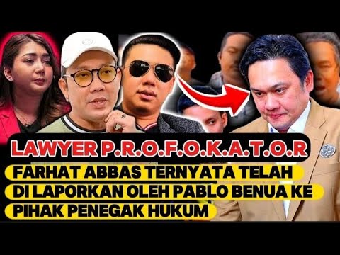 M4MPUZ KAU‼️PABLO BENUA TERNYATA SUDAH TERLEBIH DAHULU MELAPORKAN FARHAT ABBAS KE KANTOR POLISI