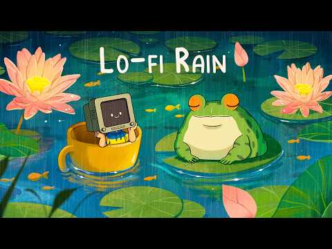 Authentic Lofi Chill Beats to Study, Work, and Focus | 2 Hours Mix with Rain Sound 🎧