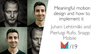 Meaningful motion design and how to implement it