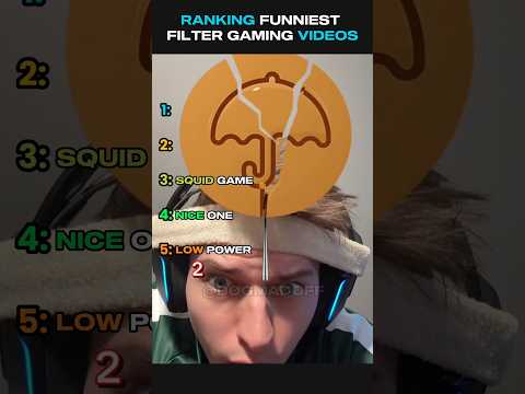 Ranking funniest filter gaming videos